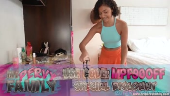 Brace Faced Stepsister Caught Using Her Stepmom's Pussy Pump