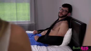 S10:E7: Chloe Cherry and Athena Faris Share a Step Sibling's Big Cock in Threesome