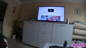 Shykinky18's Halloween Hustle: Nun Interrupts Morning Masturbation for Gaping Anal Squirt