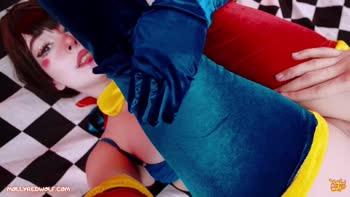 MollyRedWolf's Digital Dream: Cosplay Cutie in 60FPS POV