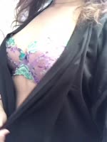 SiilkSiiren's Sultry Solo: Fit Teen (18+) Squeezing her Perfect Boobs
