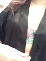 SiilkSiiren's Sultry Solo: Fit Teen (18+) Squeezing her Perfect Boobs
