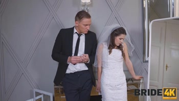 BRIDE4K. Couple decided to copulate in the bedroom before the wedding ceremony