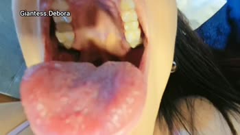 Giantessdebora - Giantess Debora's Devouring Delight: Shrink Me with Her Vore Kisses