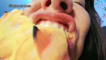 Giantessdebora - Giantess Debora's Devouring Delight: Shrink Me with Her Vore Kisses