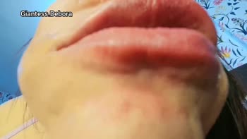 Giantessdebora - Giantess Debora's Devouring Delight: Shrink Me with Her Vore Kisses