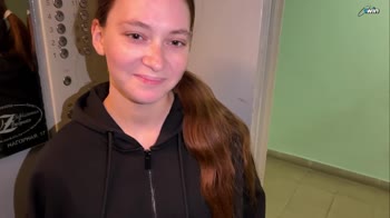 Androlga Tits' Red-Hot Elevator Blowjob & Handjob