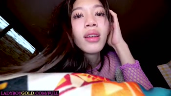 Thailand's Teen (18+) Femboy Cutie Gets Bareback Anal by the Easter Bunny