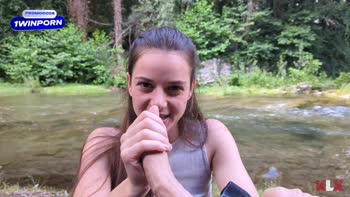 Kink Lovers X's Stunning Blowjob Ends in a Massive Facial