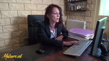 Lyna Cypher's Office Seduction: Redhead Secretary Tamed by Her Boss