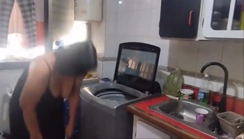We Started Doing Laundry but Ended up Fucking