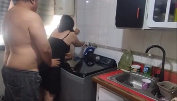 We Started Doing Laundry but Ended up Fucking