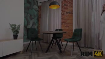 RIM4K. Kinky couple showing their busty friend what is the best sex is