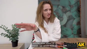 RIM4K. Kinky couple showing their busty friend what is the best sex is