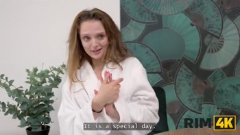 RIM4K. Kinky couple showing their busty friend what is the best sex is