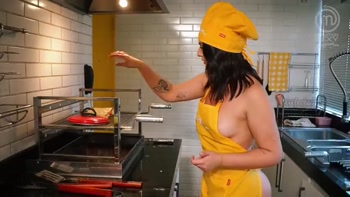 Hot Latinas Lesbians Cooking - SFW