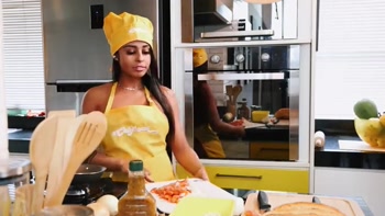 Hot Latinas Lesbians Cooking - SFW