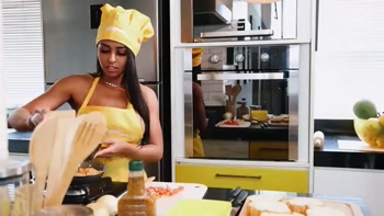 Hot Latinas Lesbians Cooking - SFW
