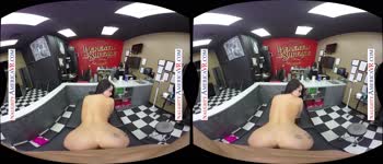 Katrina Jade's Tattooed Temptation: A Sizzling VR Session