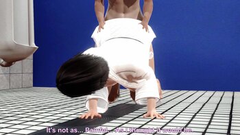 SslepyRaven - Raven's Bathroom Break Futa Frenzy in Honey Select 2
