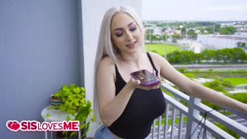 Skylar Vox's Big Boobs Get Hammered By Brother's Hung Monster