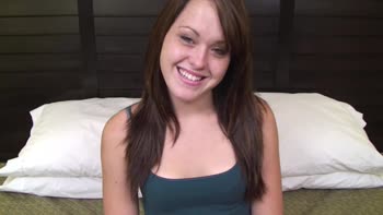 Izzi Ryder's POV Audition: Petite Beauty With Shaved Pussy Takes On Big Cock