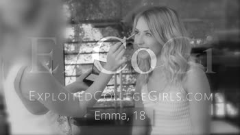 Emma's Petite Pleasure: 60FPS Blonde Babe Anal Delight