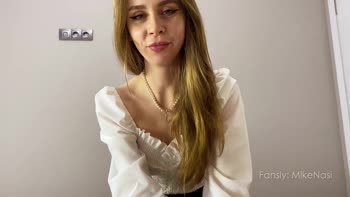 MikeNasi - Caught in Leather Skirt: Petite Stepsister's Romantic Creampie