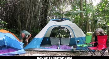 Sean Lawless Meets Alyssa Cole & Haley Reed in Camping Trip Foursome
