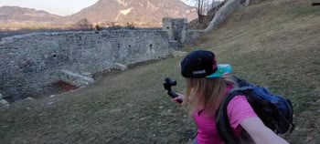 Mia Adler's Castle Ruins Rendezvous: Public Seduction Unleashed