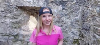 Mia Adler's Castle Ruins Rendezvous: Public Seduction Unleashed