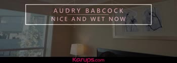 Aubry Babcock's Sizzling Teen (18+) Solo: Perky Breasts, Trimmed Pussy, and Toy Tease