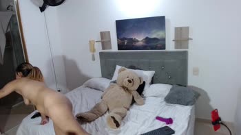 Maly_gret's Sultry Solo: Skinny Blonde Plays With Her Dildo