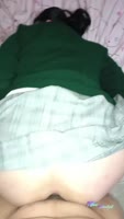 Naughty Latina Teen (18+)'s First Anal Encounter Fills Her Uniform