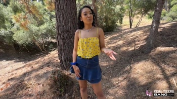 Sarah Lace's First Casting: Anal & Blowjob Delights in Public