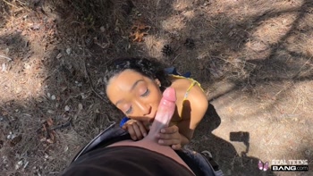 Sarah Lace's First Casting: Anal & Blowjob Delights in Public