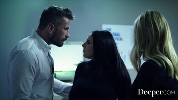 Angela White Teaches Gabbie Carter a Submissive Lesson