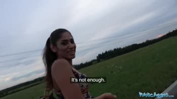 Public Agent Sexy British Asian Fucks for Strangers Cash