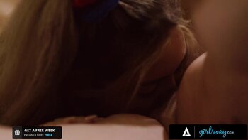 Gia Paige & Alina Lopez Save Earth from Alien Wrath with Fingering & Fisting