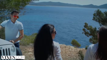 VIXEN Vacations are the perfect time for unexpected threesomes