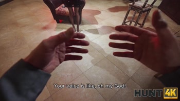 HUNT4K. Stage Cuck. Hot sex with Fibi Euro