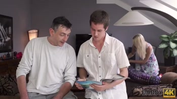 DADDY4K. Horny old man catches the right moment to seduce...