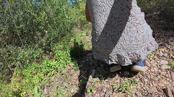 Sissi Ass Exposes Herself Outdoors in a Sizzling Short Dress