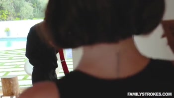 Perverted stepaunt gets hot for a young stud