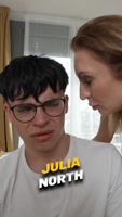 A tall, Dominant MILF treats a Virgin like a Sex doll