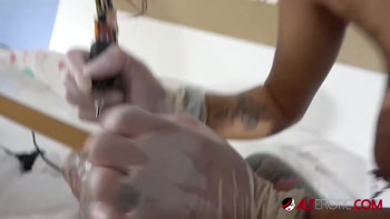 Tattooed Beauty Mara Martinez Rides Hard Dick in Reverse Cowgirl