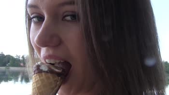 Stunning Russian Teen (18+)'s Outdoor Seduction Unfolds