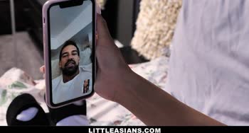 Petite Asian Teens (18+) Threesome With Professor