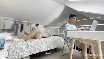 HornyCouple24 - Step Brother's Secret: Blonde Latina Stepsister Craves His Hard Cock