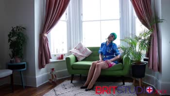 Blue's British Nurse Masturbation Lesson
